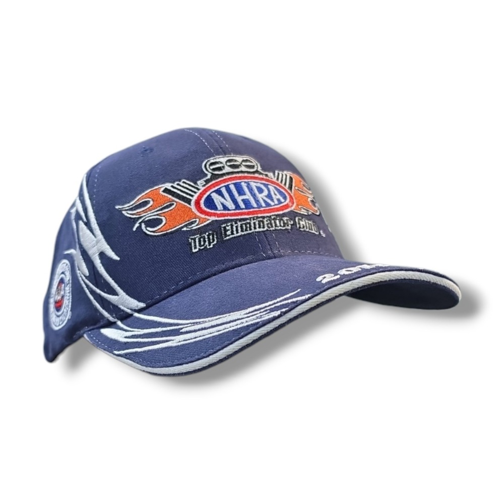 NHRA Top Eliminator Club 2011 Pomona, CA Members Only Navy Strap Back Hat Cap